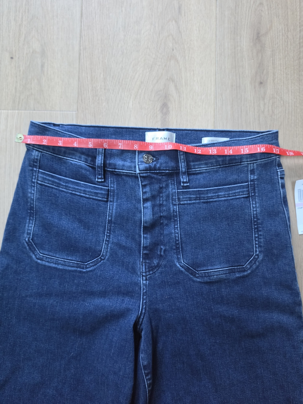 FRAME NWT Le Slim Palazzo High Rise Wide Leg Jeans Size 32 - Picture 5 of 10